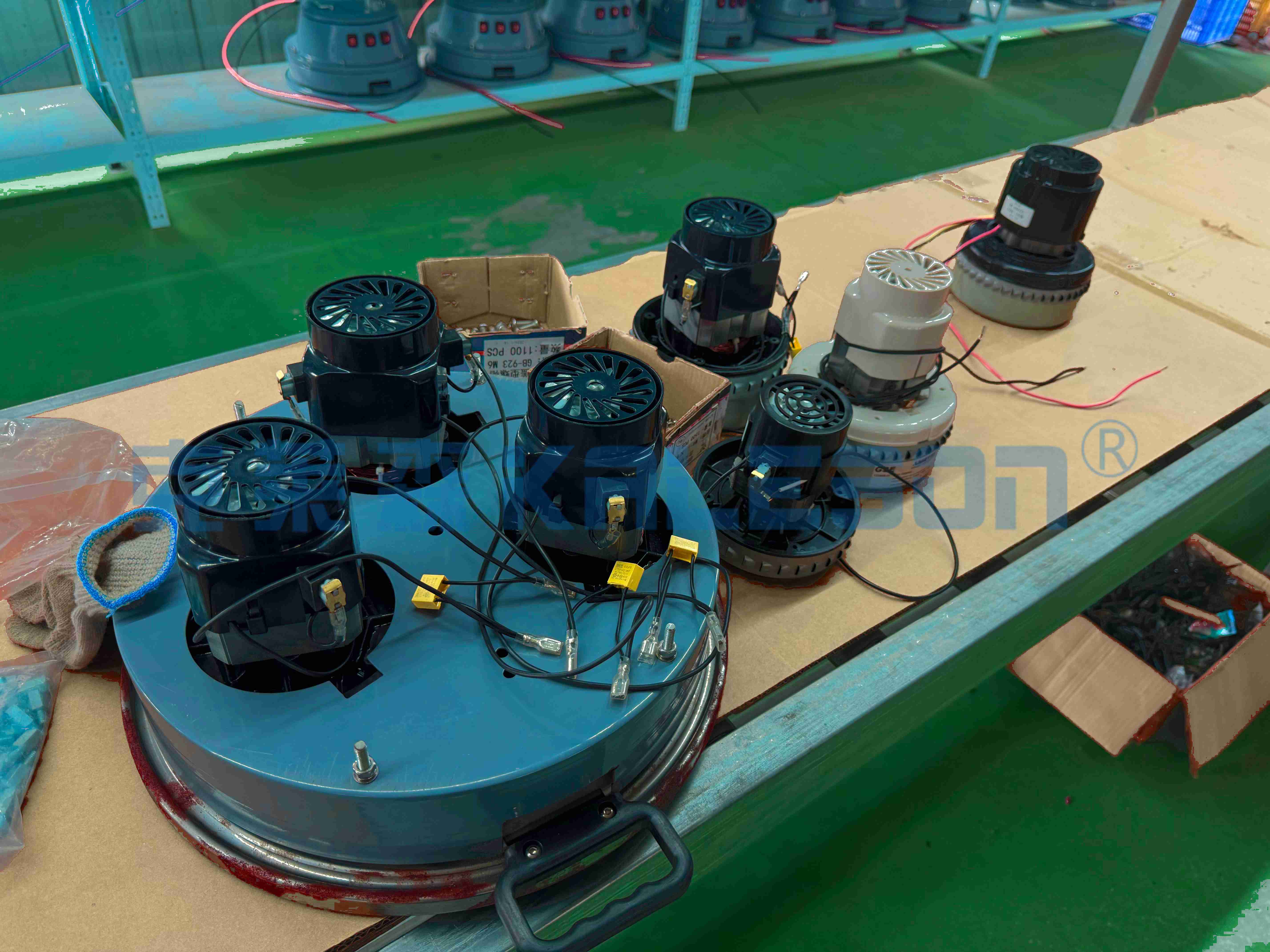 克莱森工业吸尘器生产车间实拍图